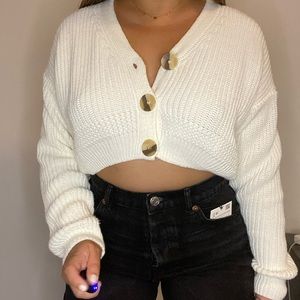 Nasty gal cropped cardigan